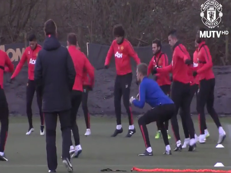 คลิปแมนยู บรรยากาศการซ้อมของ แมนฯยู ก่อนวันแดงเดือด