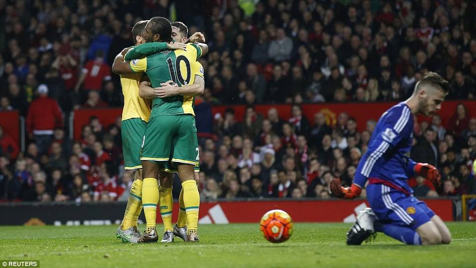 รวมภาพหลังเกม ยูไนเต็ด 1-2 นอริช มาดูกันว่า LVG นิ่งแค่ไหน