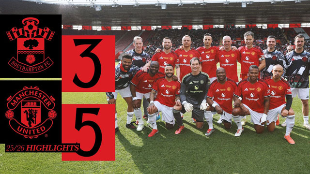 ข่าวแมนยู - คลิปไฮไลท์! ตำนานนักบุญพ่ายตำนานผีแดง 3-5